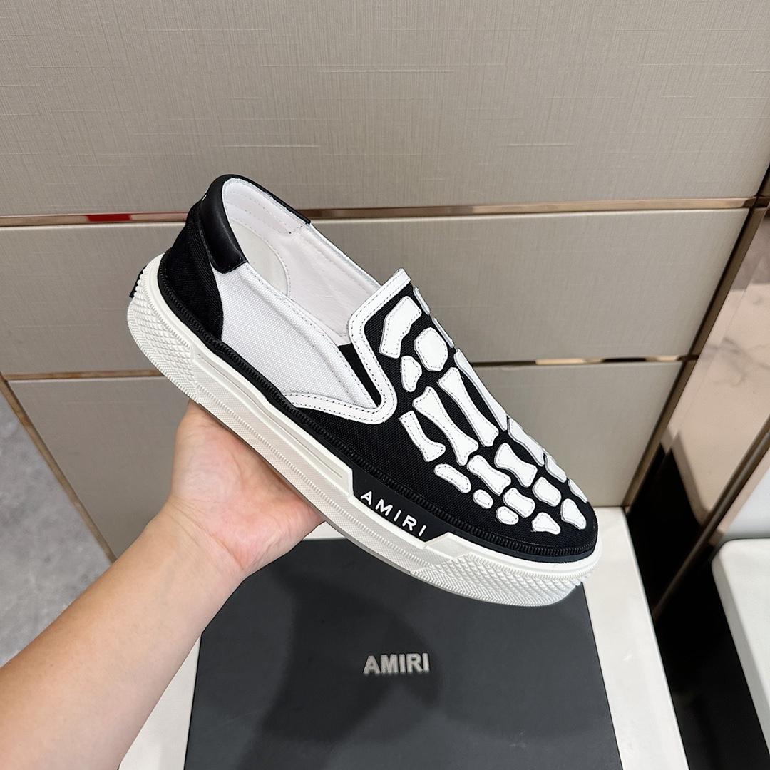 Amiri Skel Top Slip-on Sneakers - FashionPlug