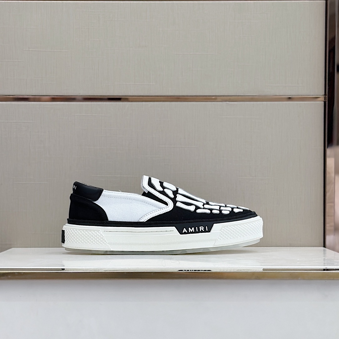 Amiri Skel Top Slip-on Sneakers - FashionPlug