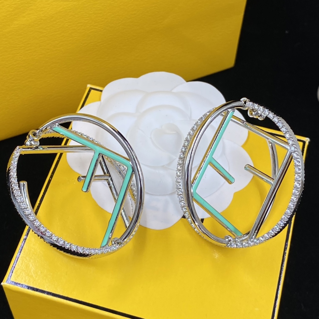 Fendi F is Fendi Earrings - FashionPlug