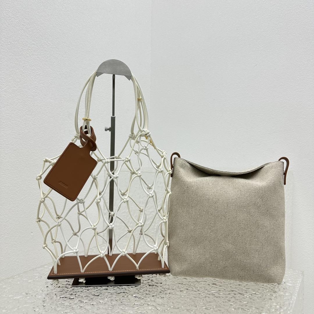 Jacquemus Le Petit Filet Pralu Tote Bag (10x27x21cm) - FashionPlug