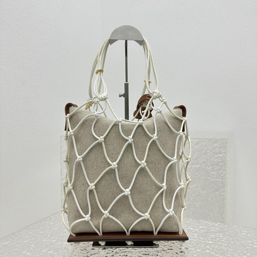 Jacquemus Le Petit Filet Pralu Tote Bag (10x27x21cm) - FashionPlug