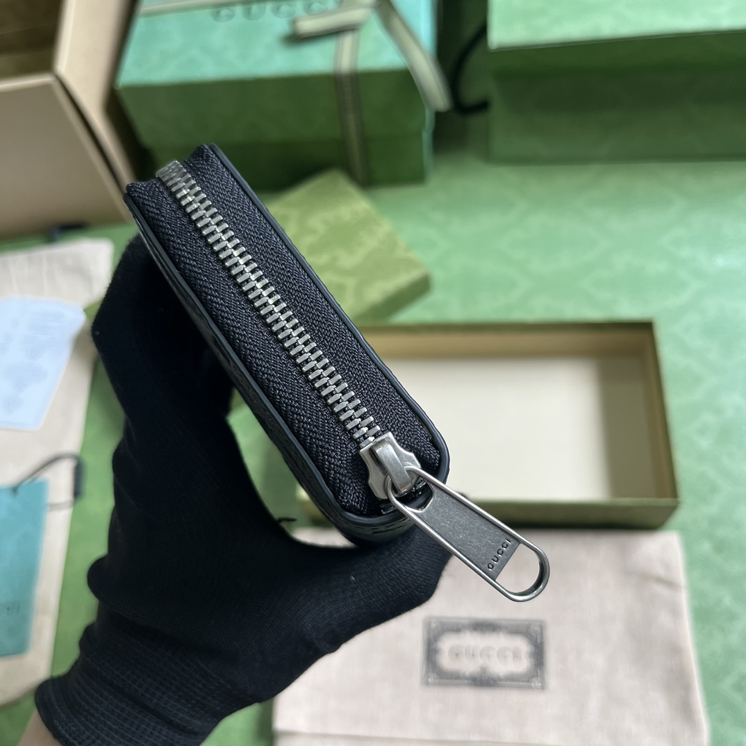 Gucci Jumbo GG Zip Around Wallet(19-10.5-2.5cm) - FashionPlug