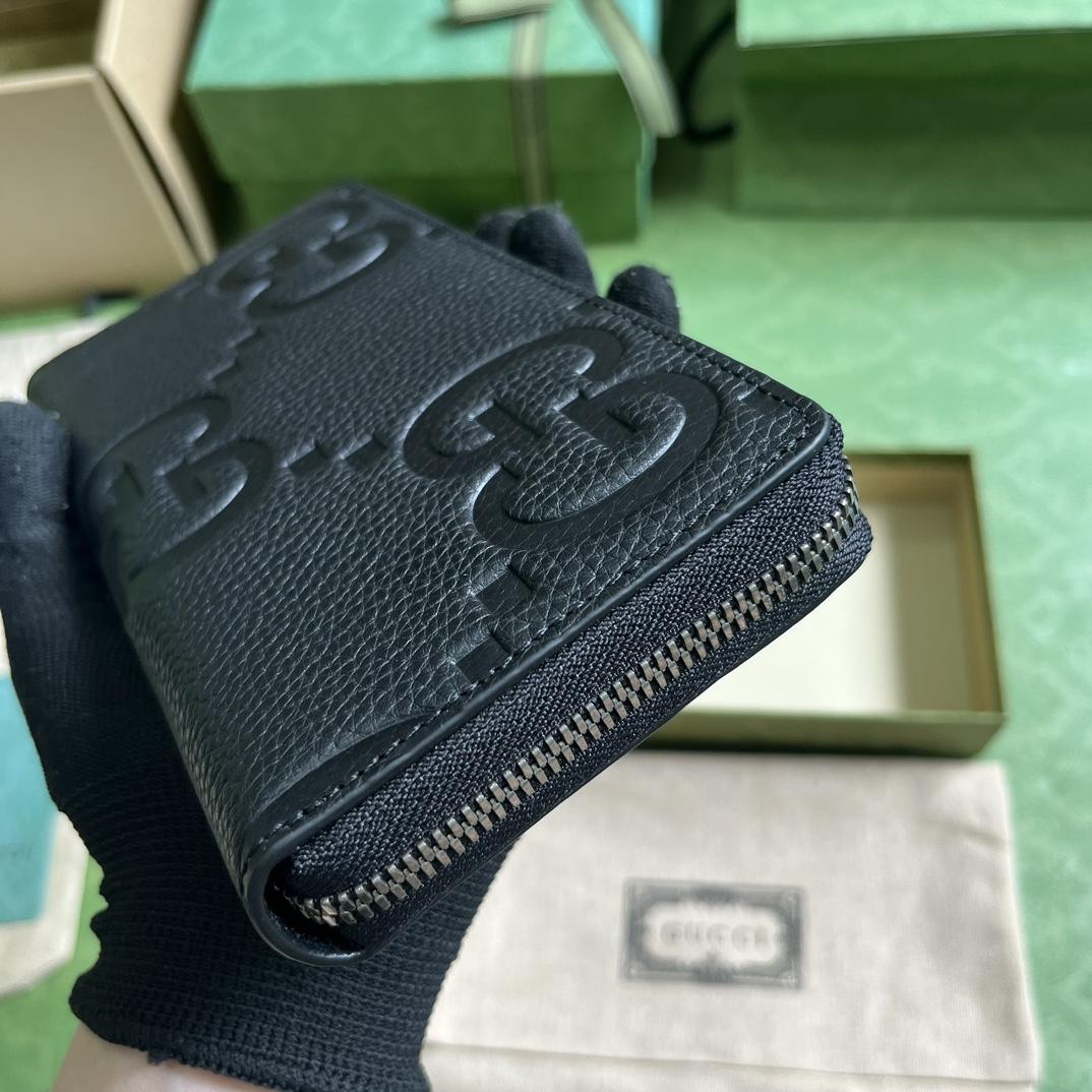 Gucci Jumbo GG Zip Around Wallet(19-10.5-2.5cm) - FashionPlug