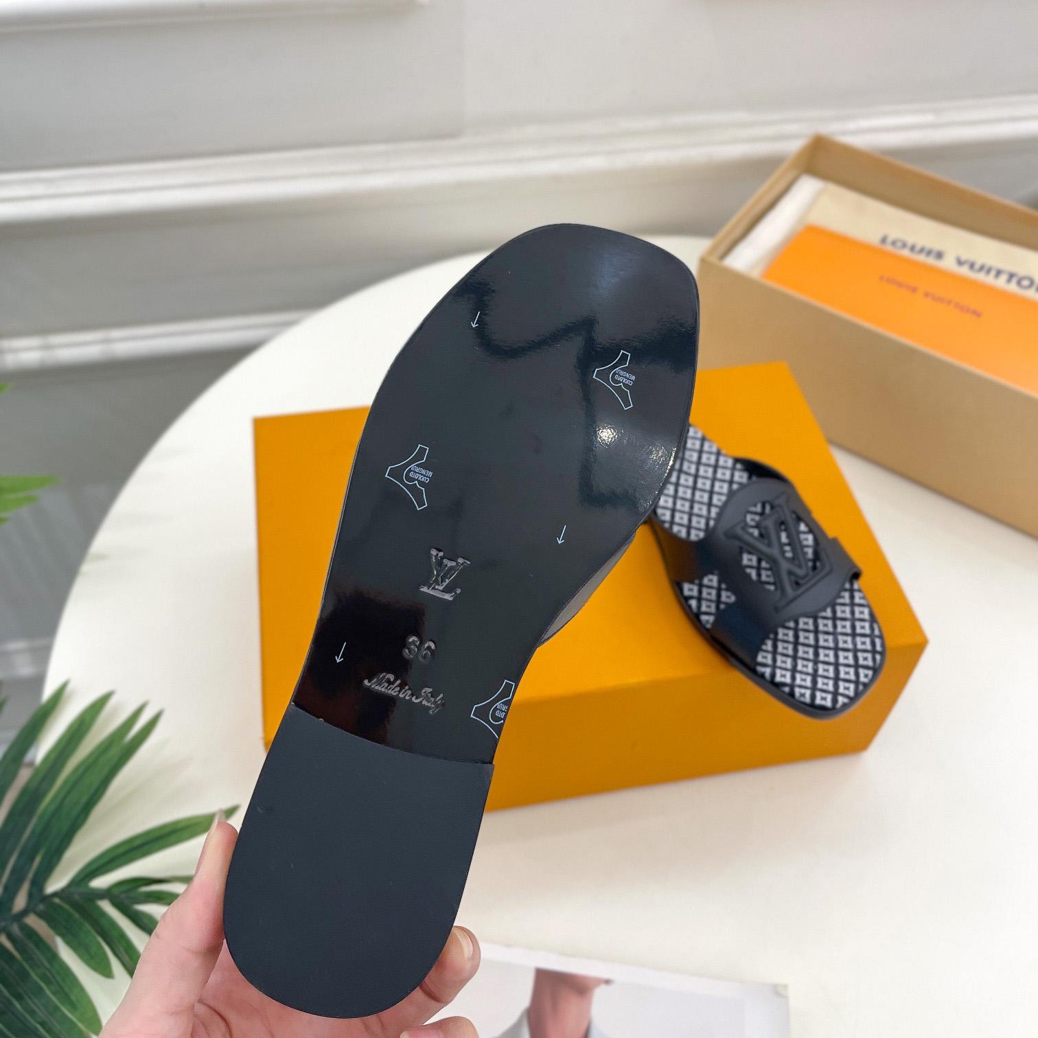 Louis Vuitton LV Isola Flat Mule - FashionPlug
