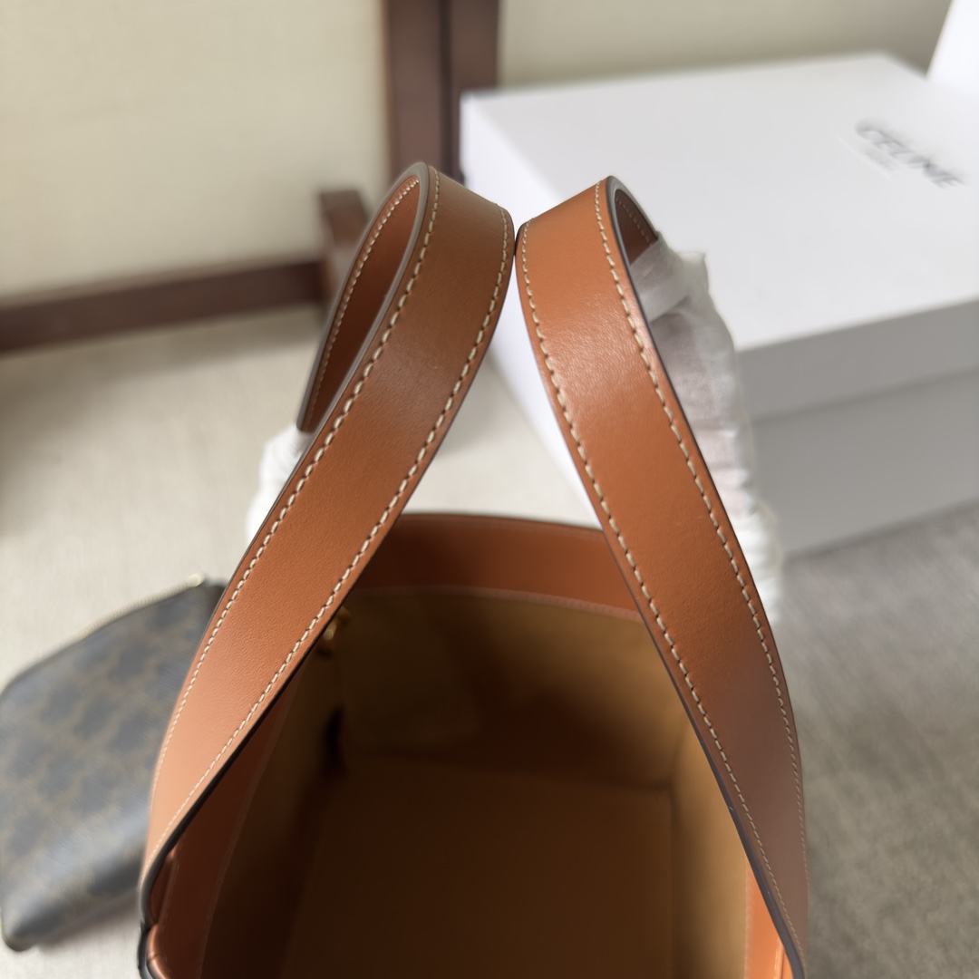 Celine Cube Bag Cuir Triomphe in Triomphe Canvas and Calfskin (15-15-15cm) - FashionPlug