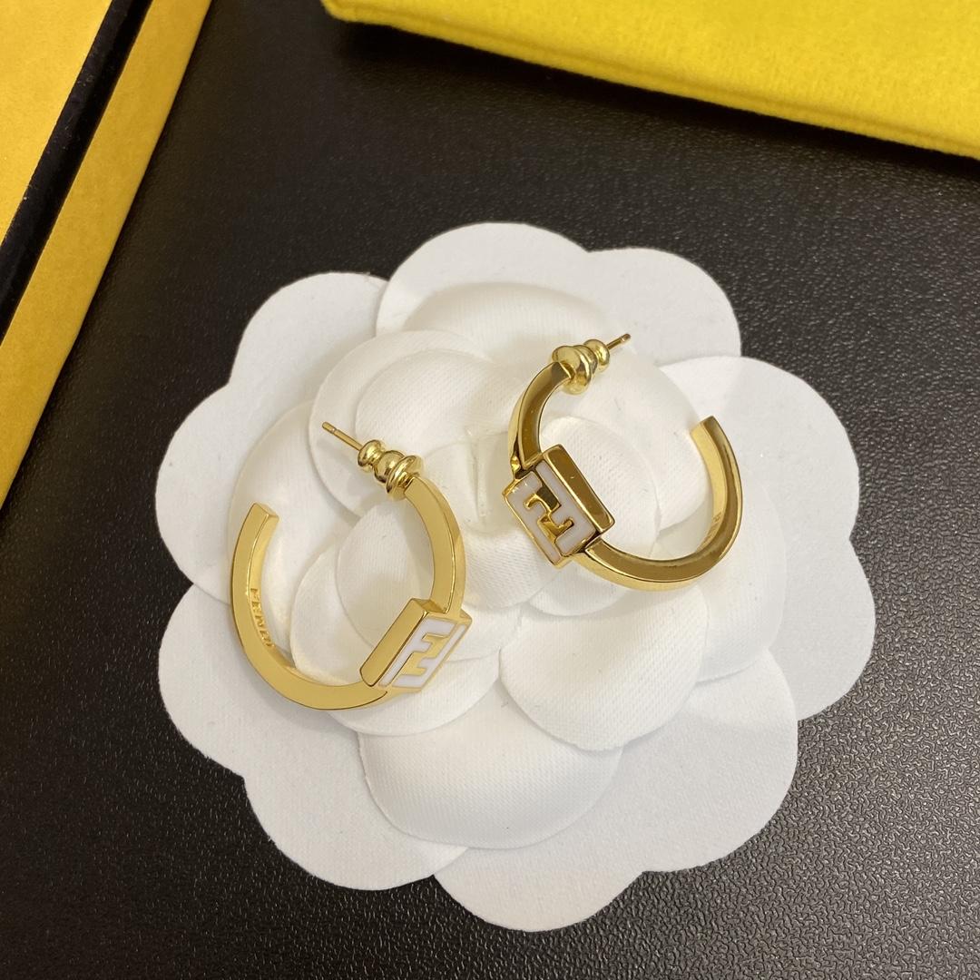 Fendi by Marc Jacobs Forever Fendi Earrings - FashionPlug