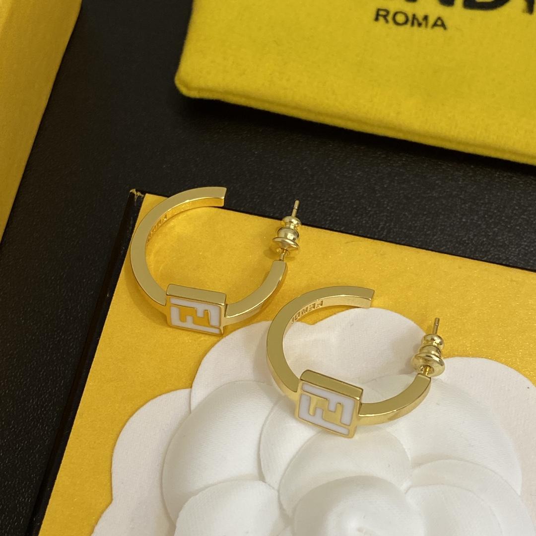 Fendi by Marc Jacobs Forever Fendi Earrings - FashionPlug