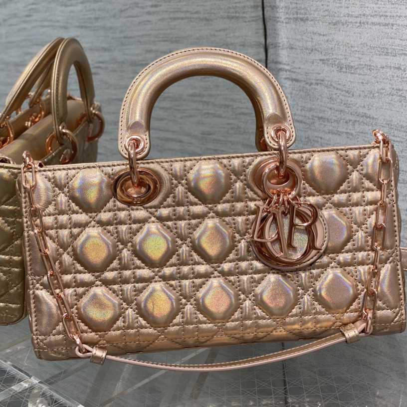 Dior Medium Dior Or Lady D-joy Bag - FashionPlug