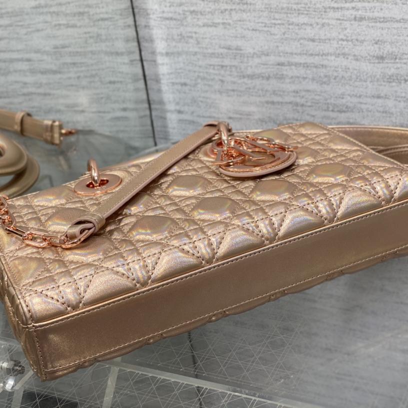 Dior Medium Dior Or Lady D-joy Bag - FashionPlug