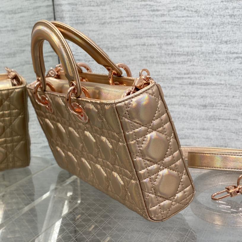 Dior Medium Dior Or Lady D-joy Bag - FashionPlug