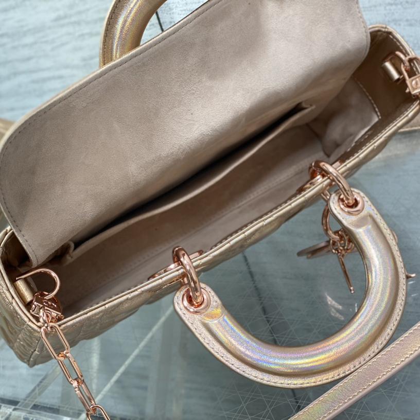 Dior Medium Dior Or Lady D-joy Bag - FashionPlug