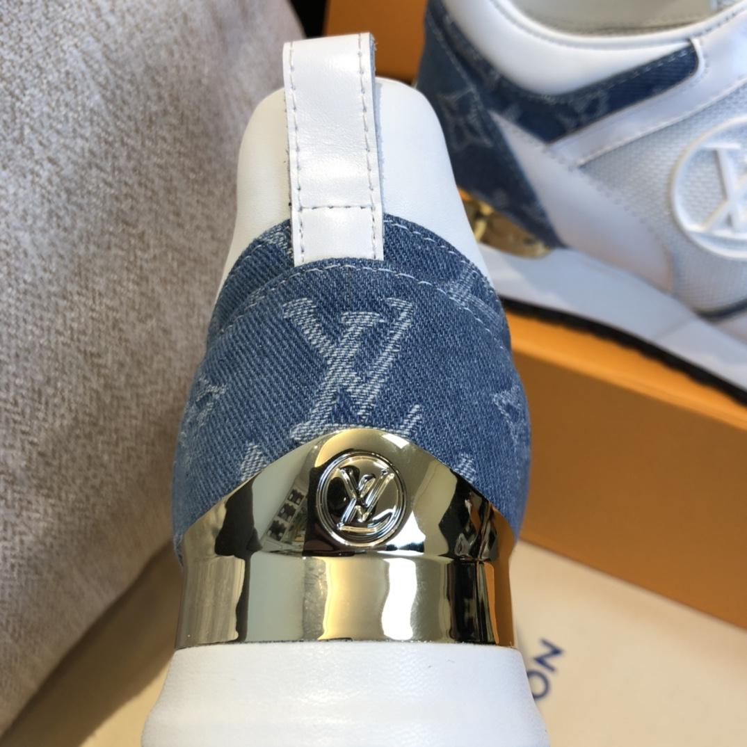 Louis Vuitton Run Away Sneaker   (upon uk size)   - FashionPlug