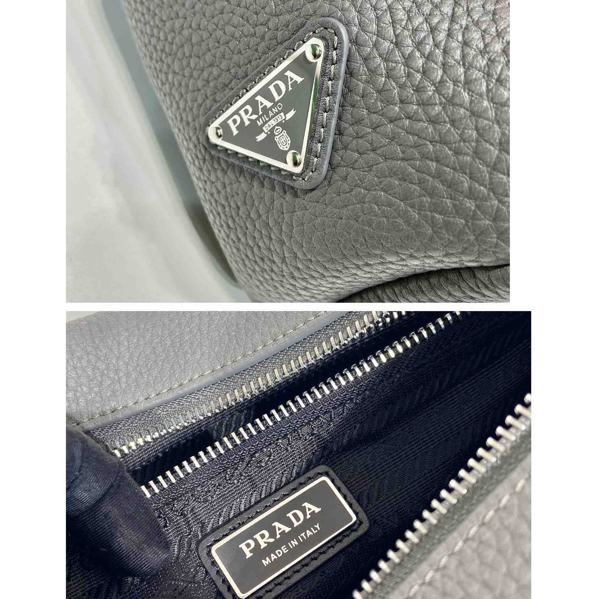 Prada Leather Bag With Shoulder strap - FashionPlug