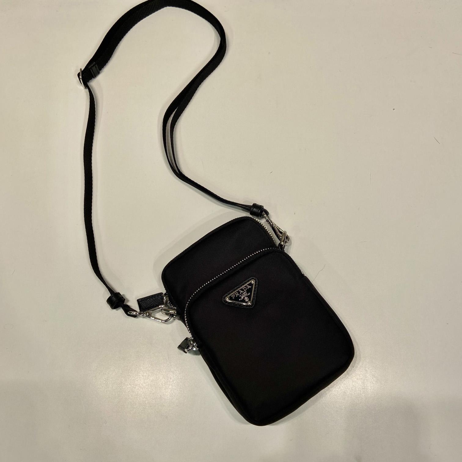 Prada Leather Bag With Shoulder strap - FashionPlug