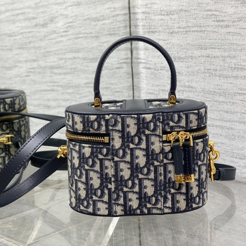 Dior Small CD Signature Vanity Case - FashionPlug