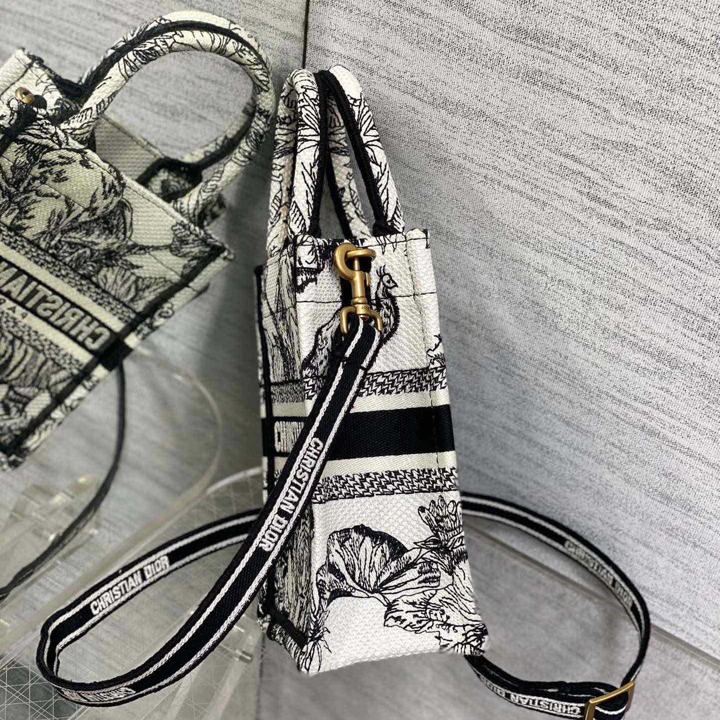 Dior Mini Dior Book Tote Phone Bag - FashionPlug