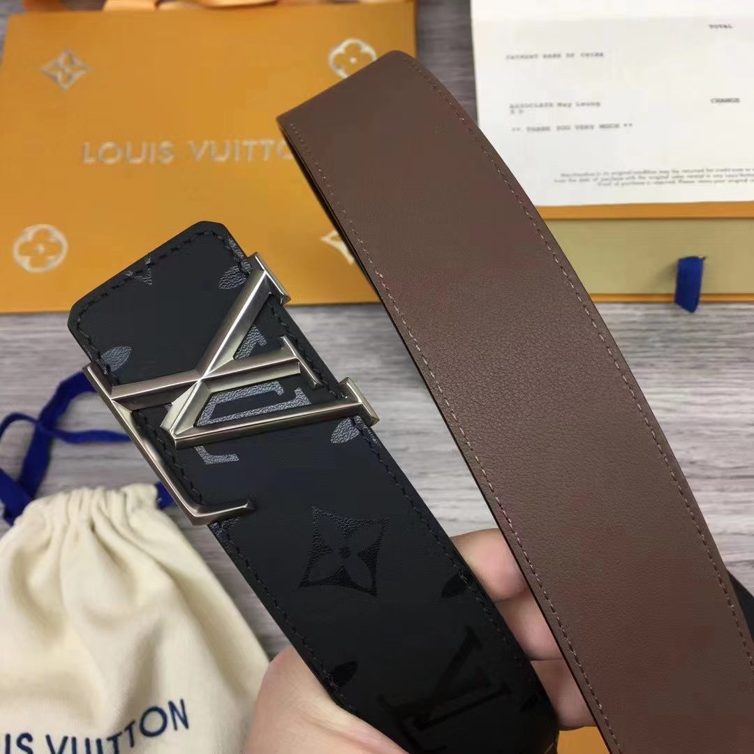 Louis Vuitton LV Initiales Reversible Belt    - FashionPlug