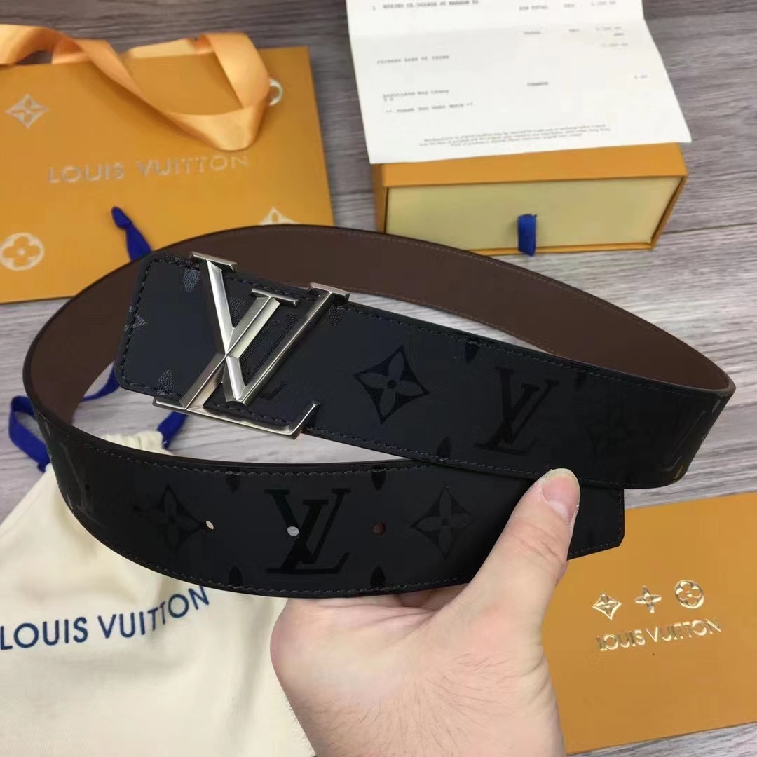 Louis Vuitton LV Initiales Reversible Belt    - FashionPlug