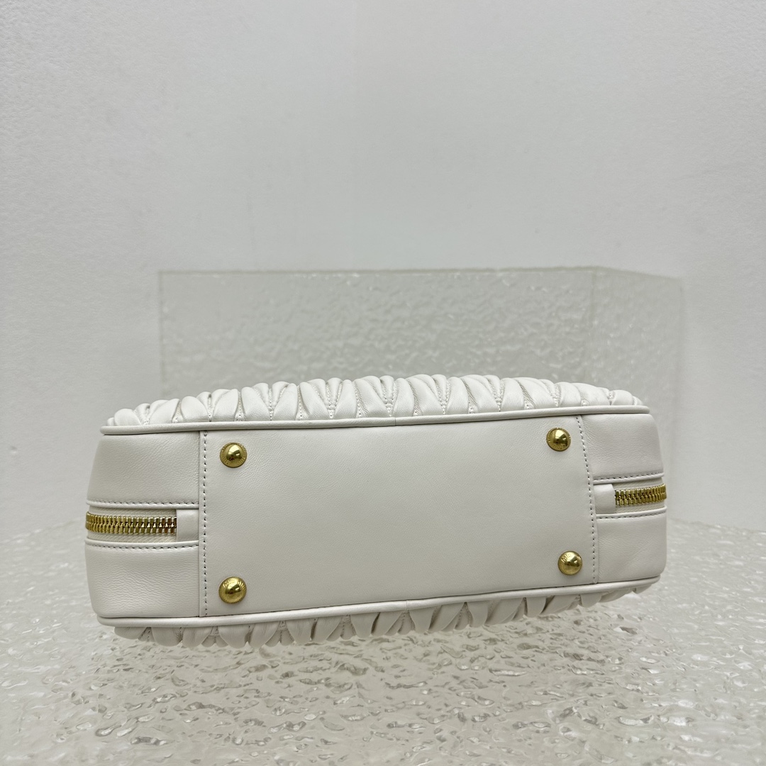 Miu Miu Arcadie Matelassé Nappa Leather Bag - FashionPlug