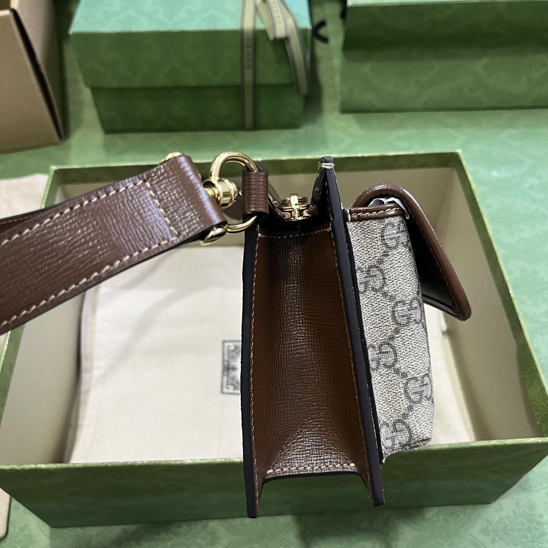 Gucci GG Belt Bag With Interlocking G (18-13-5cm) - FashionPlug