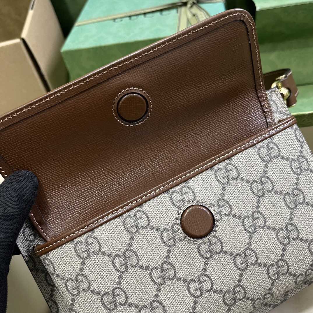 Gucci GG Belt Bag With Interlocking G (18-13-5cm) - FashionPlug