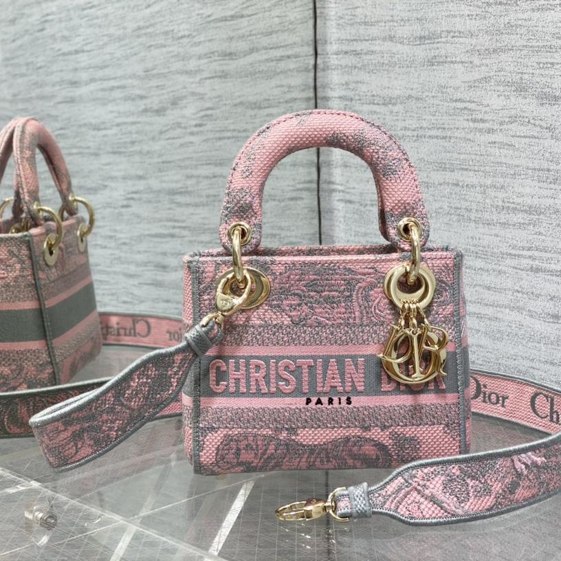 Dior Mini Lady D-lite Bag - FashionPlug