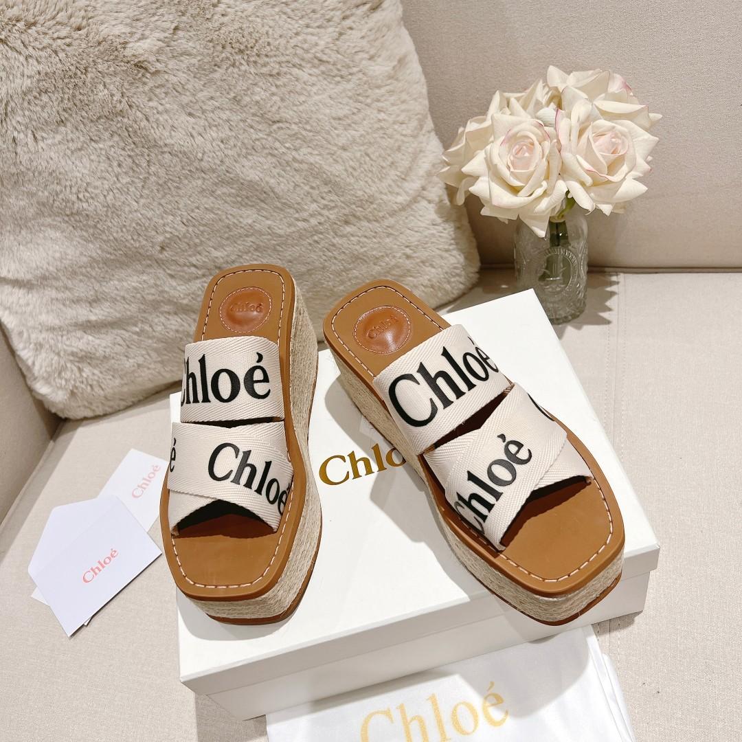 Chloe Woody Wedge Espadrille - FashionPlug