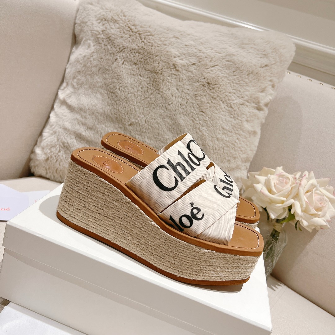 Chloe Woody Wedge Espadrille - FashionPlug