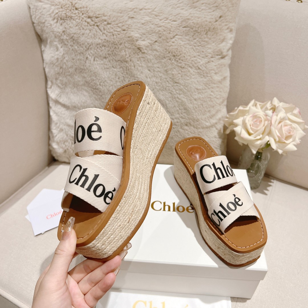 Chloe Woody Wedge Espadrille - FashionPlug