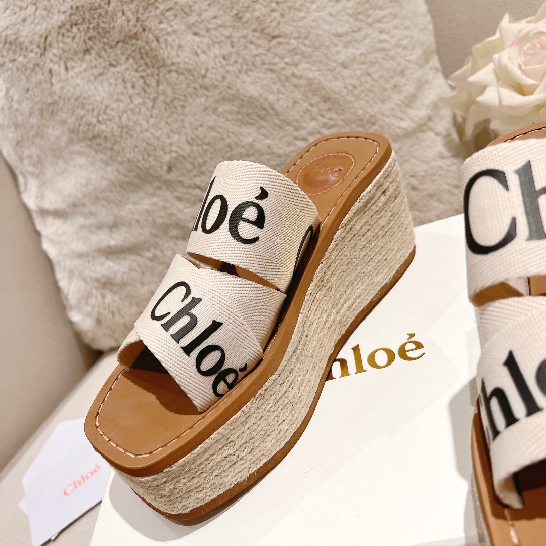 Chloe Woody Wedge Espadrille - FashionPlug