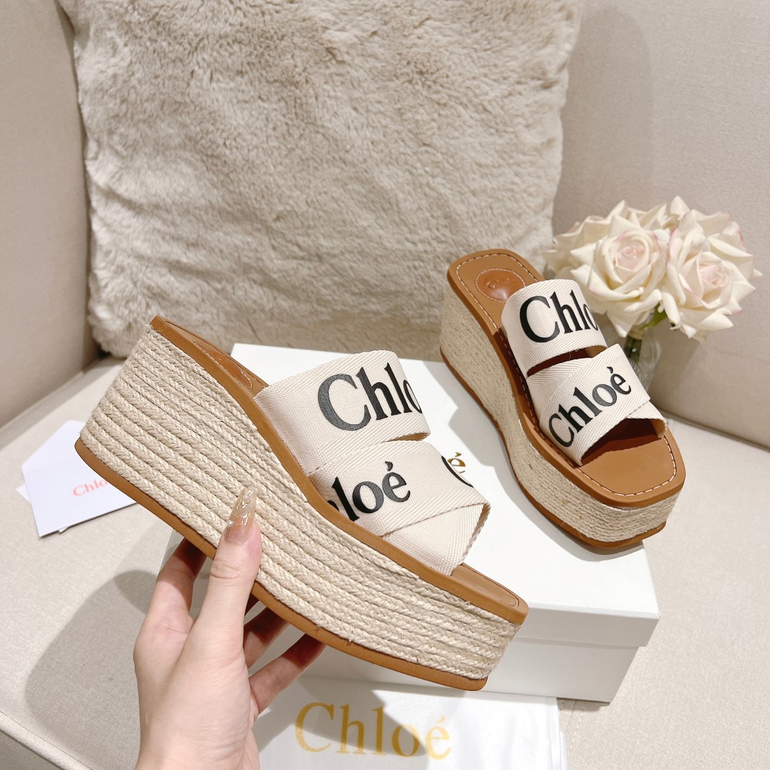 Chloe Woody Wedge Espadrille - FashionPlug