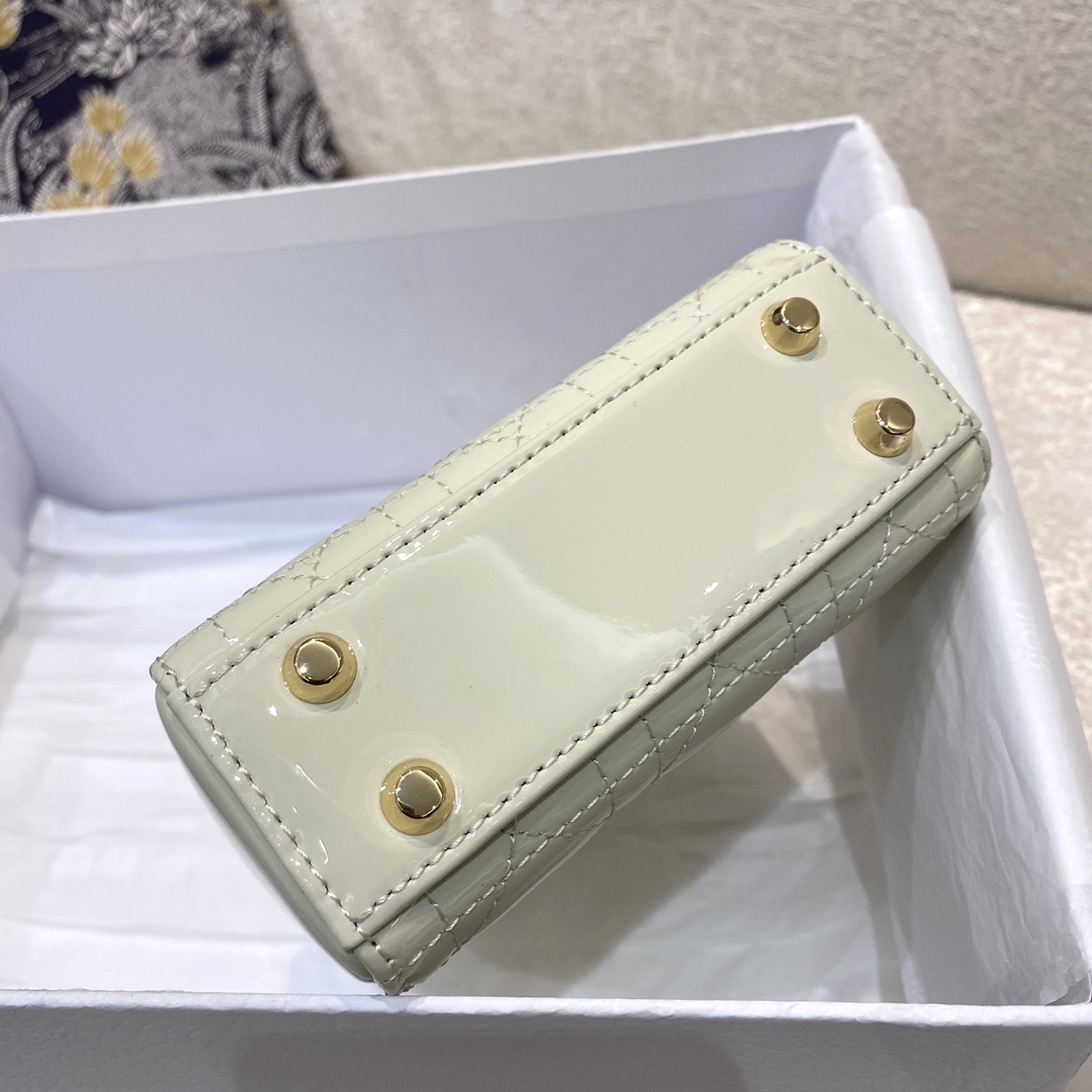 Dior Mini Lady Dior Bag(12*10*5cm) - FashionPlug