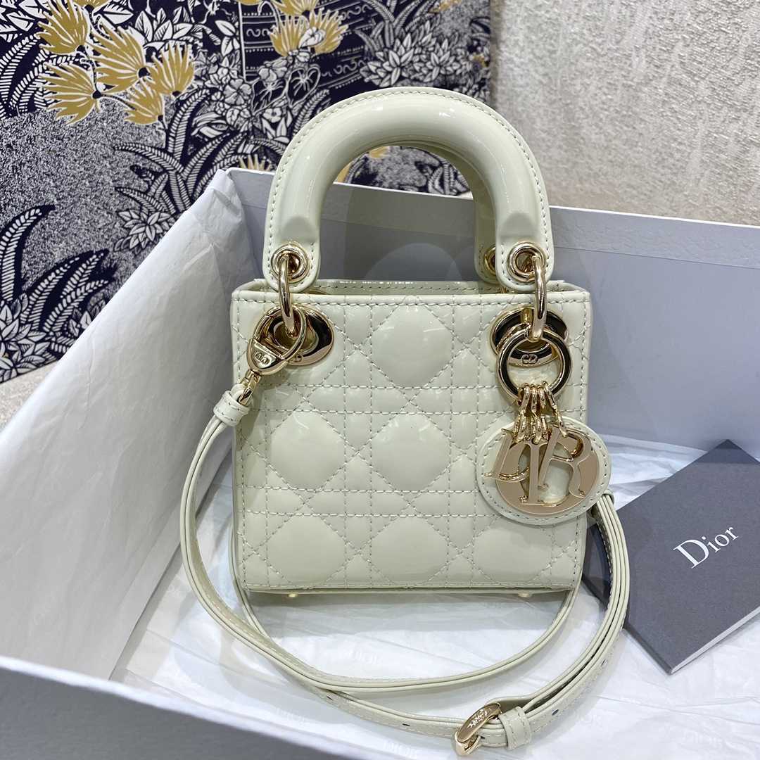 Dior Mini Lady Dior Bag(12*10*5cm) - FashionPlug