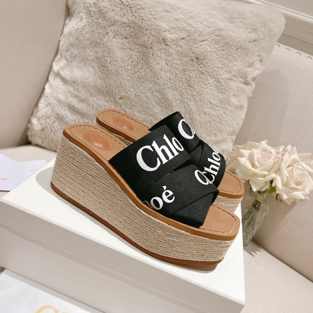 Chloe Woody Wedge Espadrille - FashionPlug
