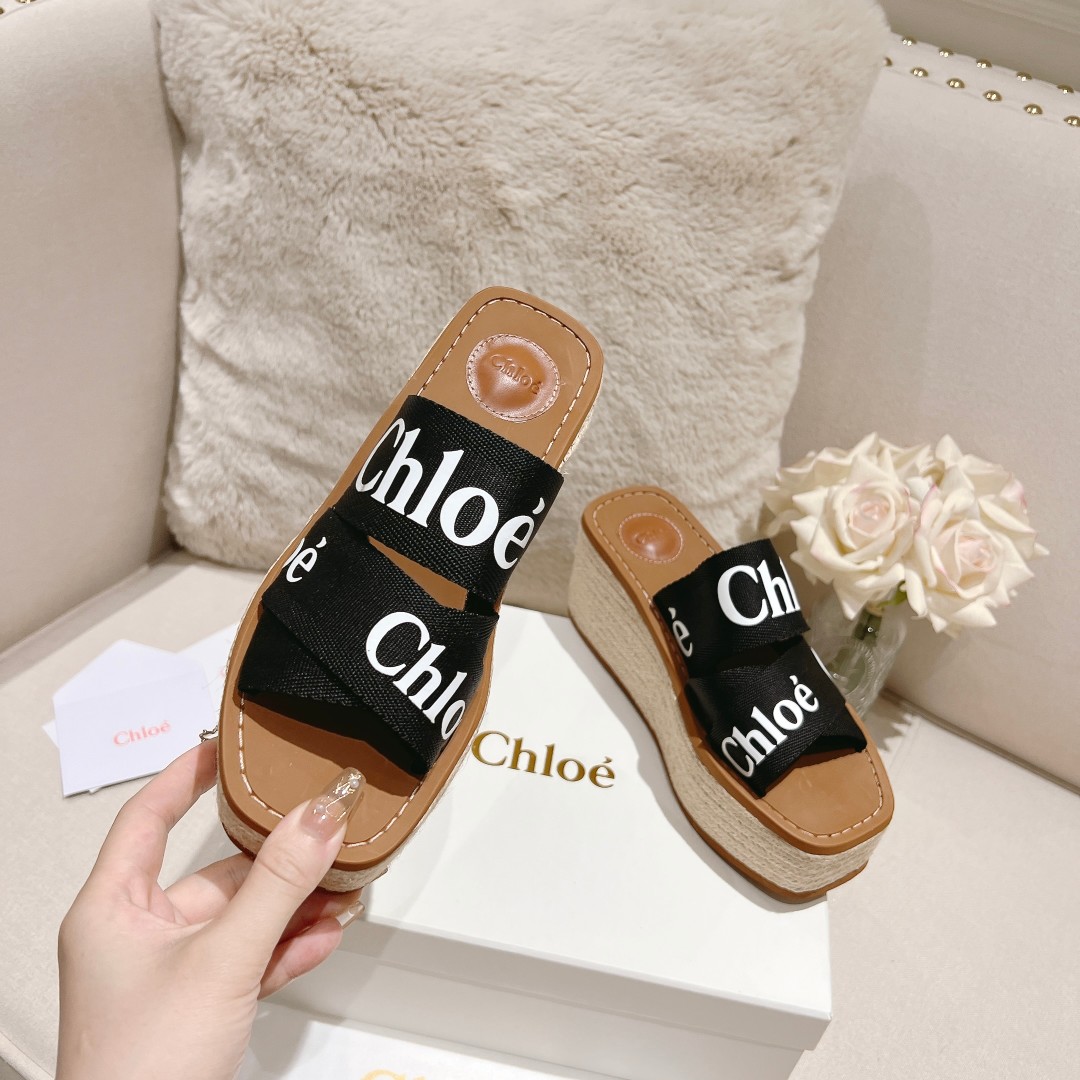 Chloe Woody Wedge Espadrille - FashionPlug