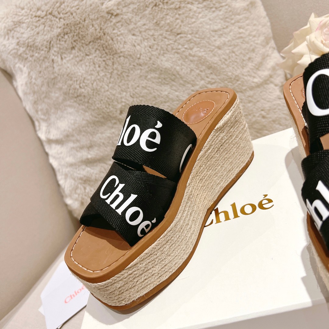 Chloe Woody Wedge Espadrille - FashionPlug