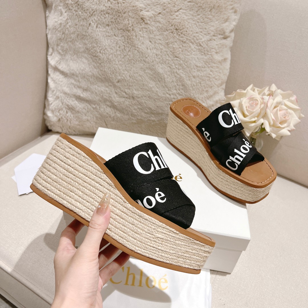 Chloe Woody Wedge Espadrille - FashionPlug