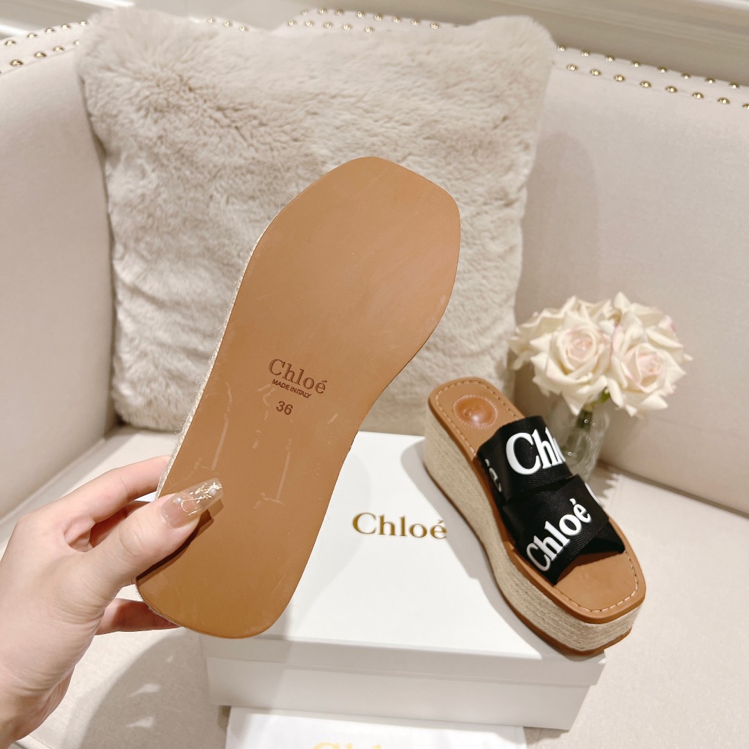 Chloe Woody Wedge Espadrille - FashionPlug