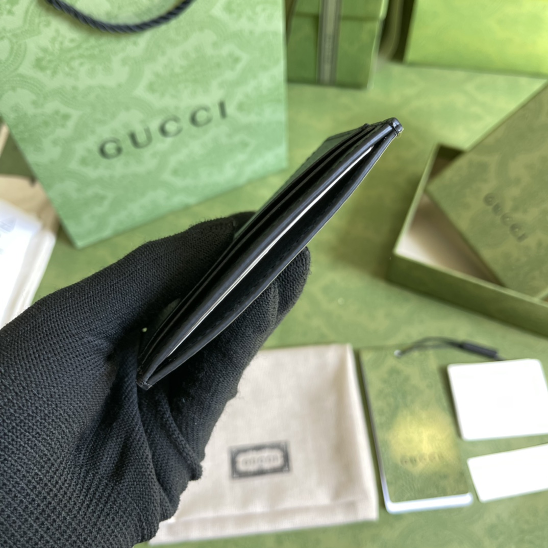 Gucci GG Marmont Leather Money Clip  (10-7CM) - FashionPlug