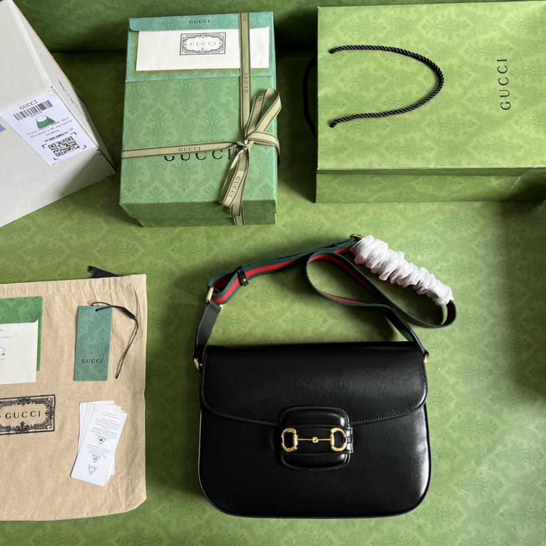 Gucci Horsebit 1955 Mini Bag(30*21*7.5cm)   - FashionPlug
