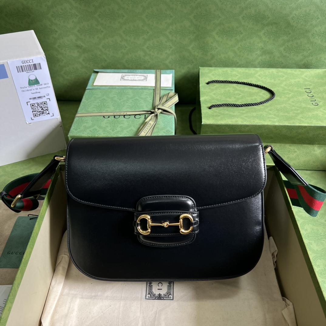 Gucci Horsebit 1955 Mini Bag(30*21*7.5cm)   - FashionPlug