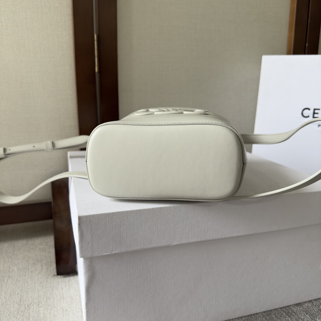 Celine Mini Bucket Cuir Triomphe In Smooth Calfskin  - FashionPlug