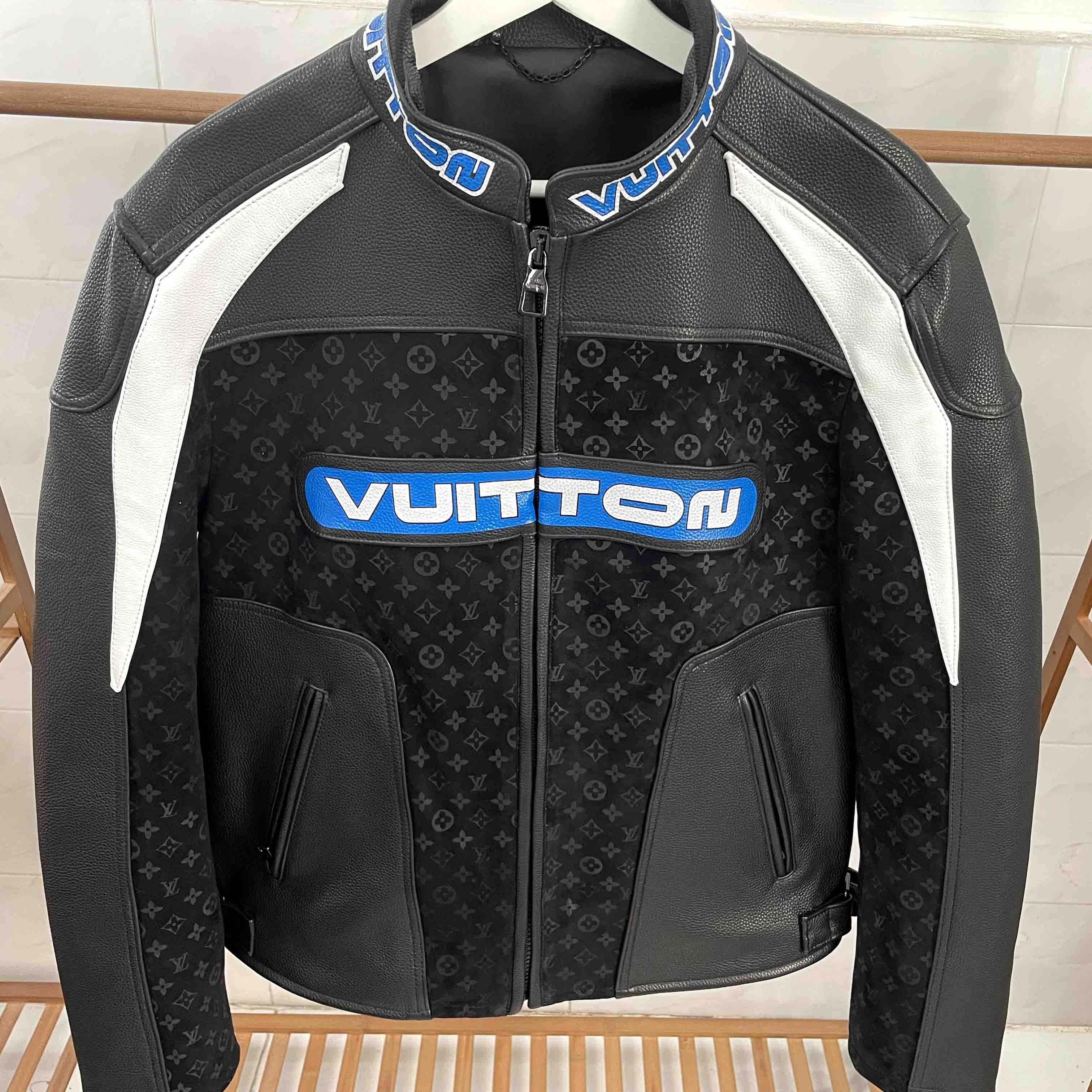 Louis Vuitton Leather Mix Biker - FashionPlug