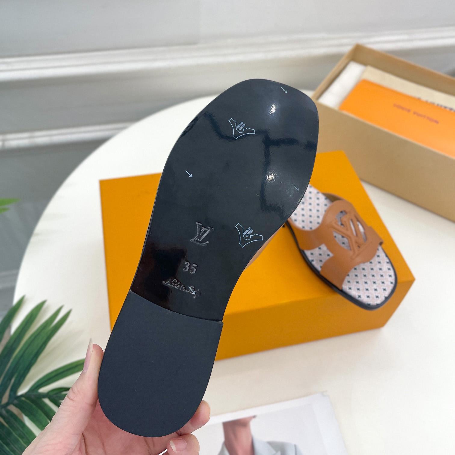 Louis Vuitton LV Isola Flat Mule - FashionPlug