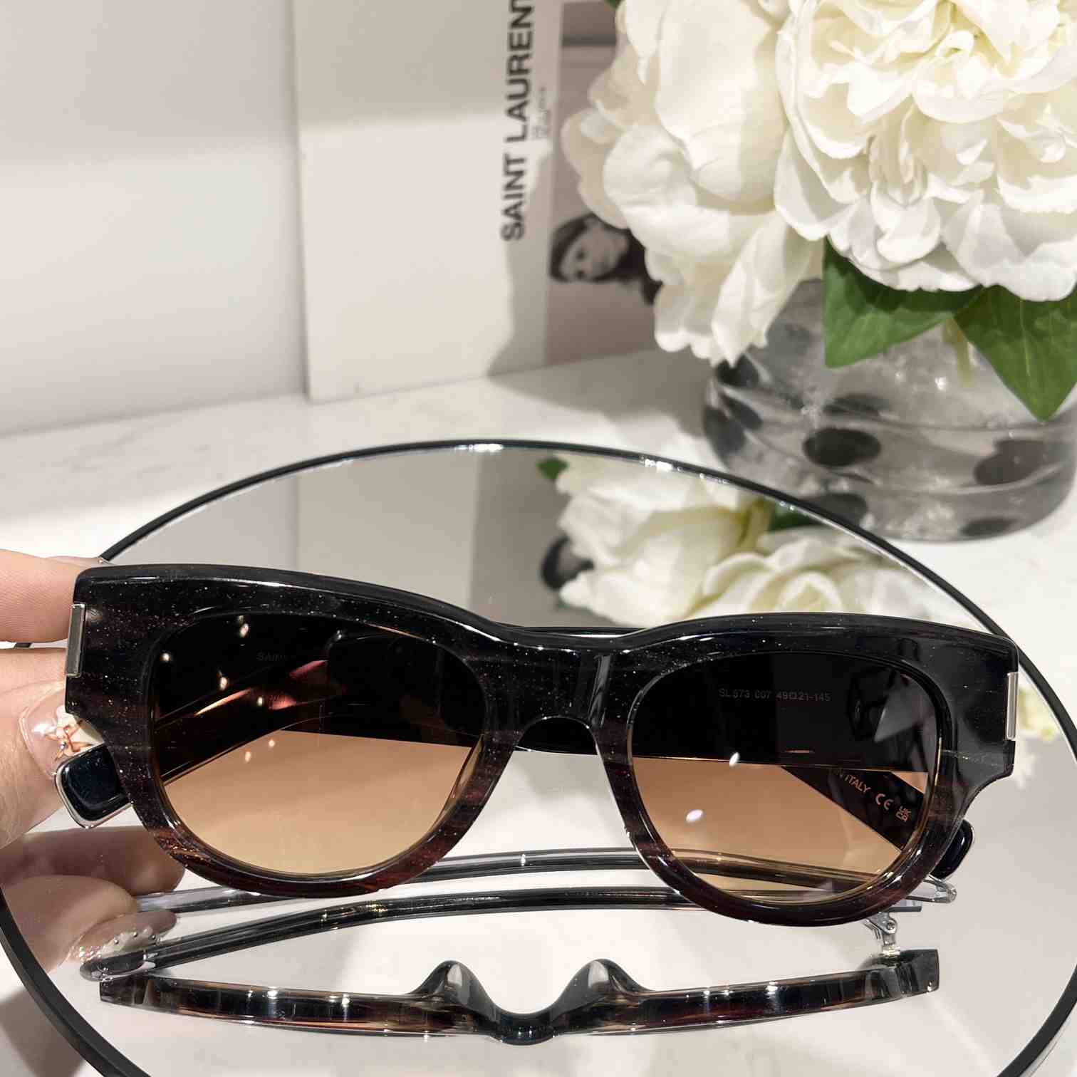 Saint Laurent SL573 Sunglasses - FashionPlug