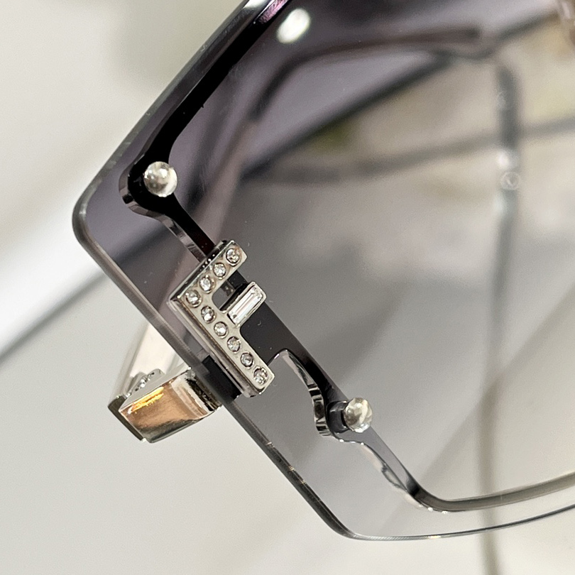 Fendi First Shield Sunglasses With Gray Gradient Lenses   FF40096 - FashionPlug