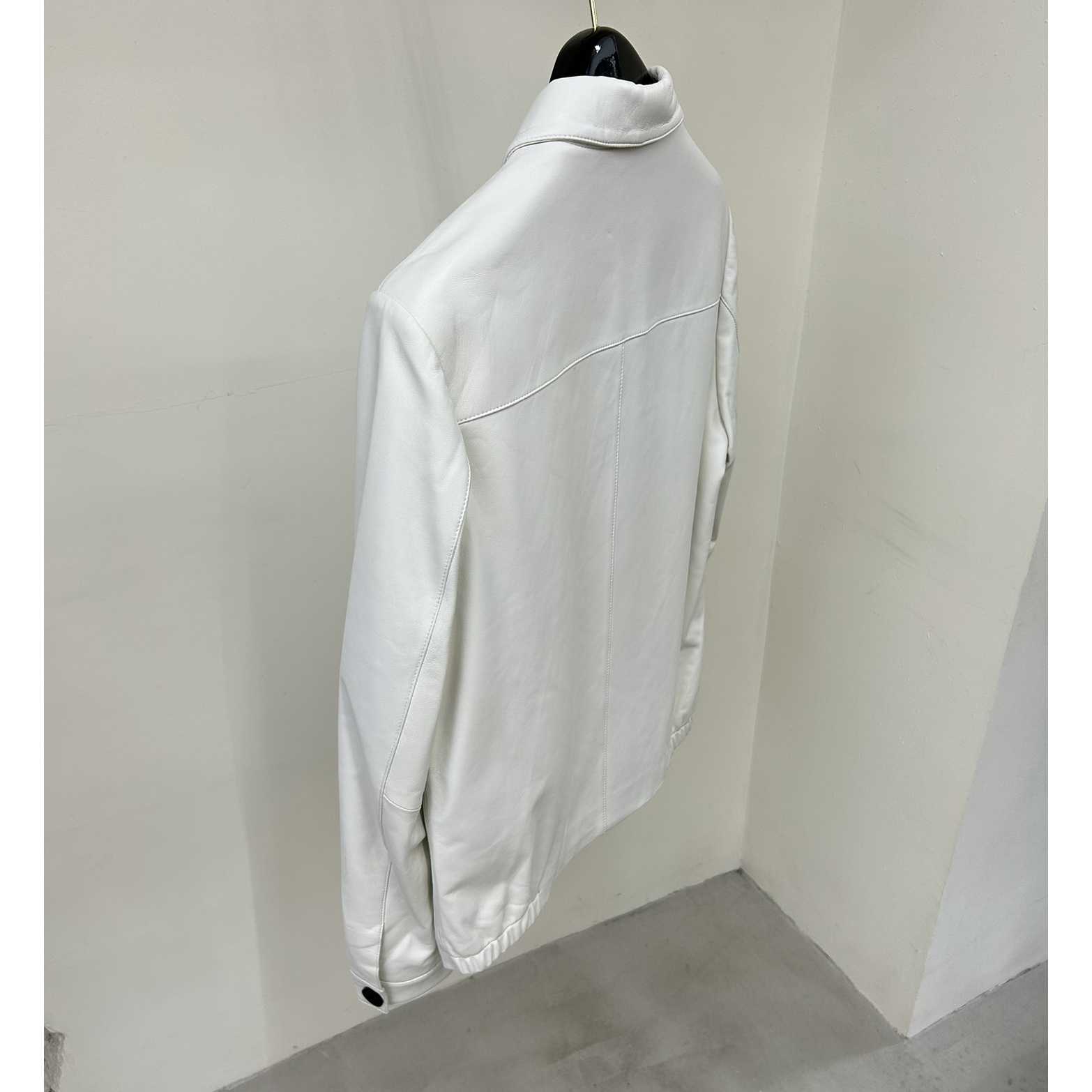 Prada Nappa Leather Blouson Jacket - FashionPlug