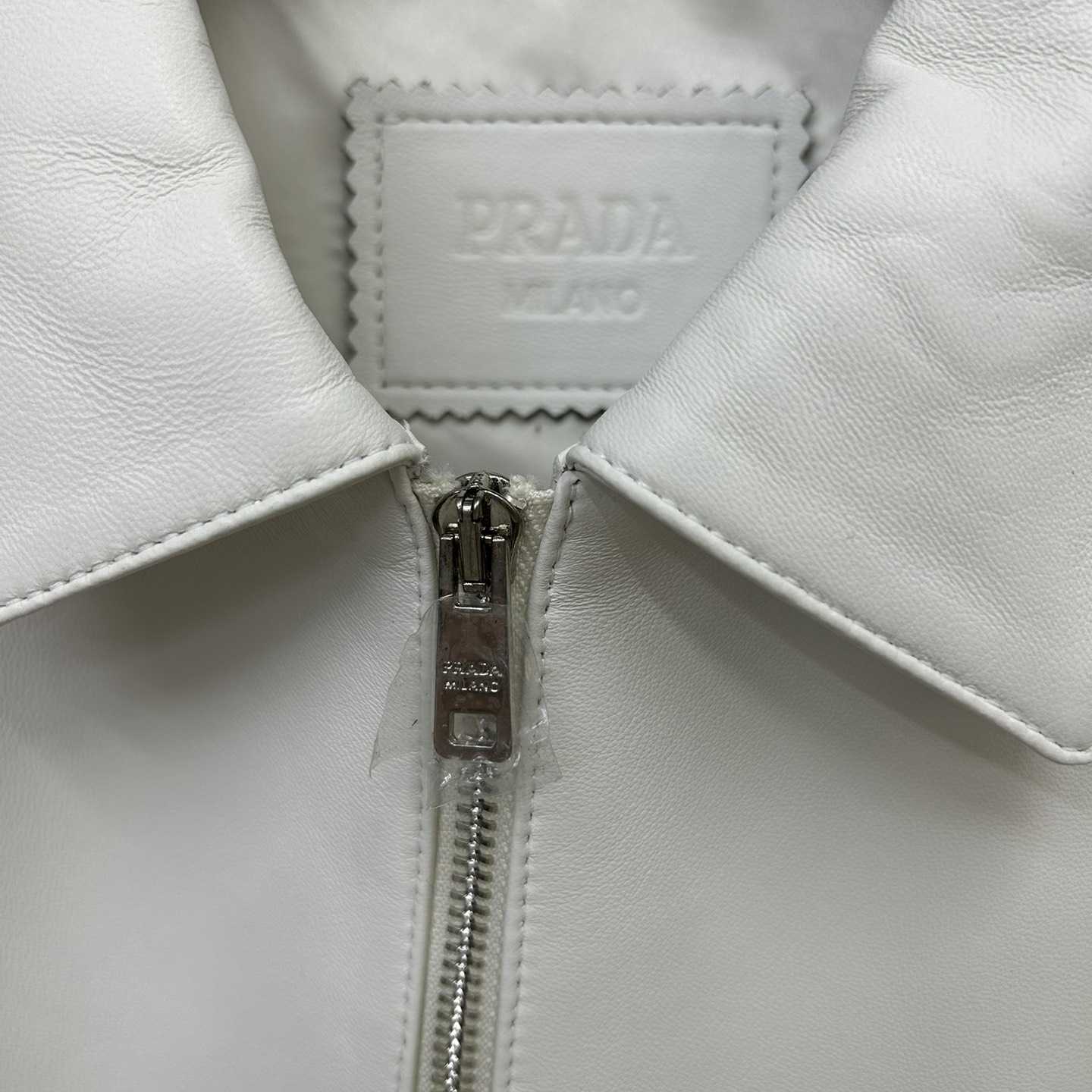 Prada Nappa Leather Blouson Jacket - FashionPlug