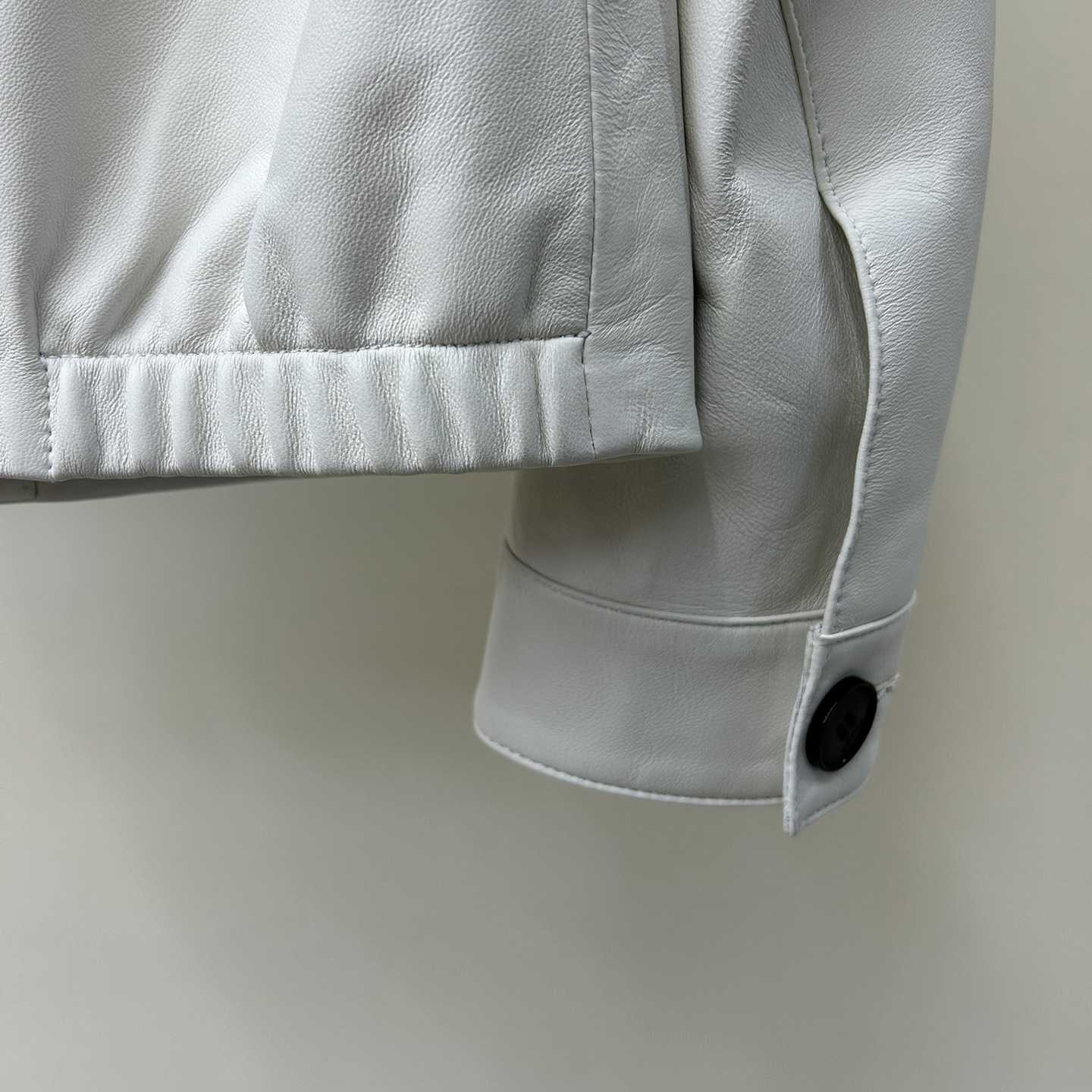 Prada Nappa Leather Blouson Jacket - FashionPlug