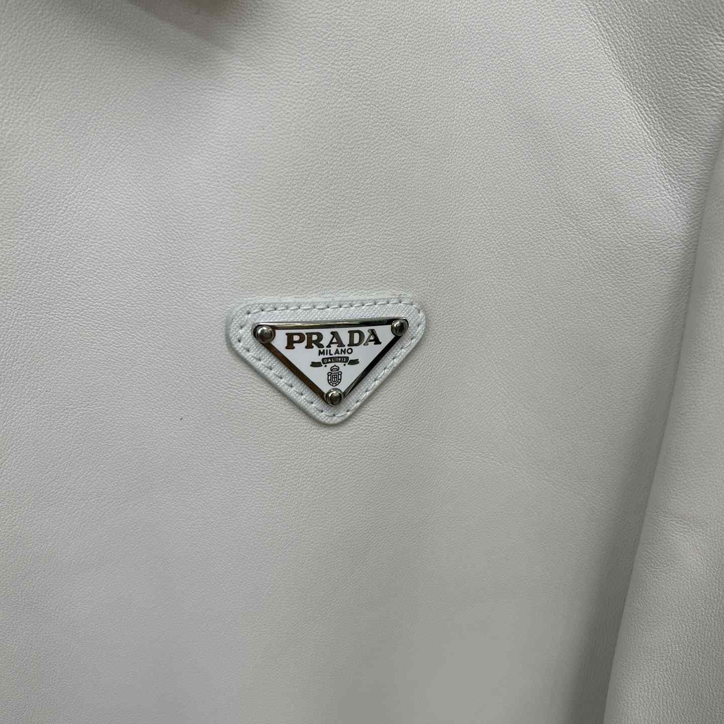 Prada Nappa Leather Blouson Jacket - FashionPlug